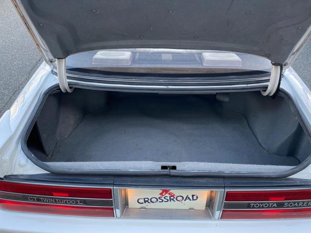 ソアラ 2.0GT 純正フルエアロ 純正サンルーフ BBSLM17インチアルミホイール 純正リアスポイラー 社外マフラー ツインカム24 新品全塗装済車両 純正フォグランプ(16枚目)