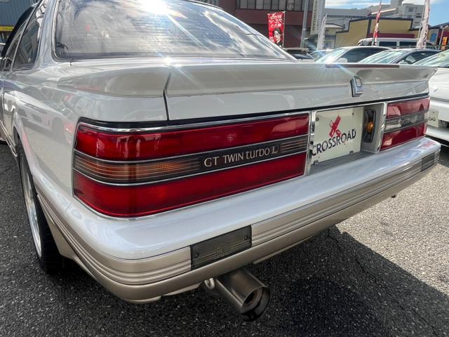 ソアラ 2.0GT 純正フルエアロ 純正サンルーフ BBSLM17インチアルミホイール 純正リアスポイラー 社外マフラー ツインカム24 新品全塗装済車両 純正フォグランプ(19枚目)