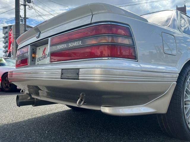 ソアラ 2.0GT 純正フルエアロ 純正サンルーフ BBSLM17インチアルミホイール 純正リアスポイラー 社外マフラー ツインカム24 新品全塗装済車両 純正フォグランプ(20枚目)