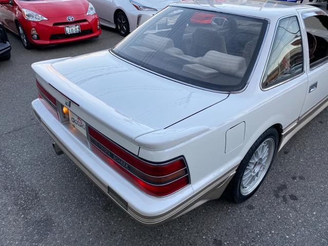 ソアラ 2.0GT 純正フルエアロ 純正サンルーフ BBSLM17インチアルミホイール 純正リアスポイラー 社外マフラー ツインカム24 新品全塗装済車両 純正フォグランプ(21枚目)