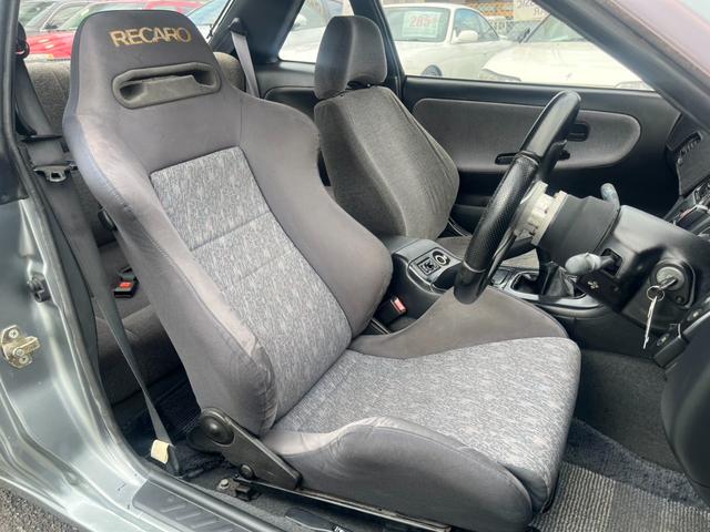 シルビア Ｋ’ｓクラブセレクションスーパーハイキャスＰ　新品フルタップ車高調　ロンシャン　１５インチアルミホイール　新品タイヤ装着　全塗装済車両　サンルーフ　社外マフラー　レカロシート　社外ステアリング（10枚目）
