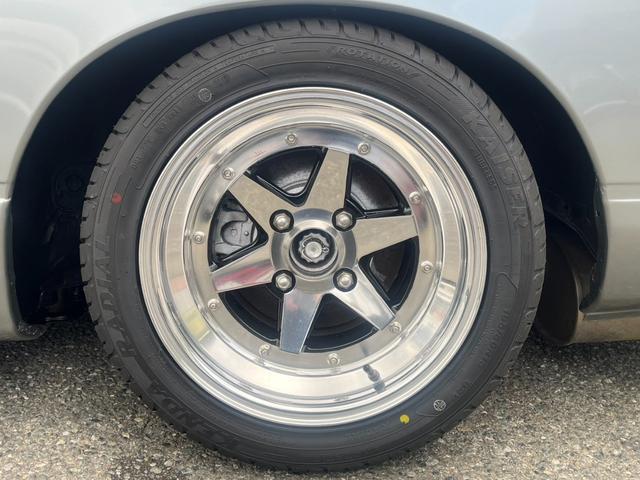 シルビア Ｋ’ｓクラブセレクションスーパーハイキャスＰ　新品フルタップ車高調　ロンシャン　１５インチアルミホイール　新品タイヤ装着　全塗装済車両　サンルーフ　社外マフラー　レカロシート　社外ステアリング（19枚目）