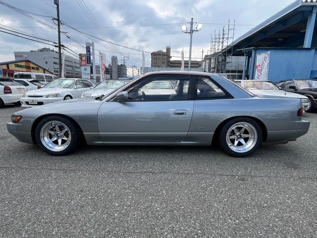 シルビア Ｋ’ｓクラブセレクションスーパーハイキャスＰ　新品フルタップ車高調　ロンシャン　１５インチアルミホイール　新品タイヤ装着　全塗装済車両　サンルーフ　社外マフラー　レカロシート　社外ステアリング（33枚目）