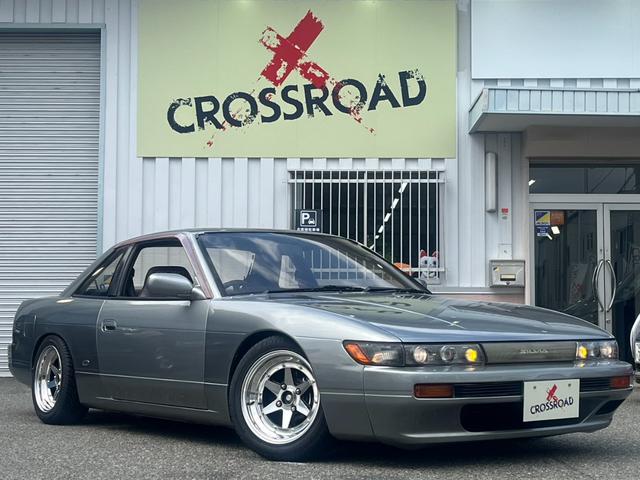 シルビア Ｋ’ｓクラブセレクションスーパーハイキャスＰ　新品フルタップ車高調　ロンシャン　１５インチアルミホイール　新品タイヤ装着　全塗装済車両　サンルーフ　社外マフラー　レカロシート　社外ステアリング（36枚目）