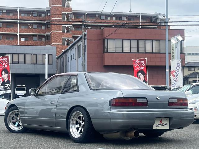 シルビア Ｋ’ｓクラブセレクションスーパーハイキャスＰ　新品フルタップ車高調　ロンシャン　１５インチアルミホイール　新品タイヤ装着　全塗装済車両　サンルーフ　社外マフラー　レカロシート　社外ステアリング（38枚目）