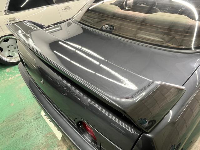 スカイライン GTS-tタイプM GT-Rルック 全塗装済車両 BNR32純正バンパー BNR32純正グリル BNR32純正リアスポイラー BNR32純正アルミ 社外FRPボンネット 社外マフラー 社外車高調(19枚目)