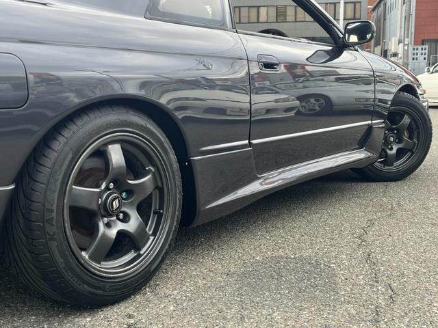 スカイライン GTS-tタイプM GT-Rルック 全塗装済車両 BNR32純正バンパー BNR32純正グリル BNR32純正リアスポイラー BNR32純正アルミ 社外FRPボンネット 社外マフラー 社外車高調(27枚目)