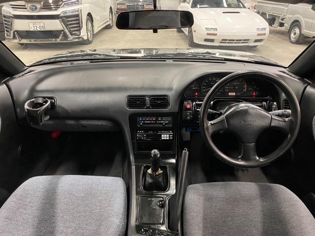 １８０ＳＸ タイプＩＩ　ハイキャスＩＩ　前期モデル　修復歴無し車両　ＴＥＩＮ製車高調　ＷＯＲＸ　レザックス　１７インチアルミホイール　純正５速マニュアル　純正ブラック（7枚目）