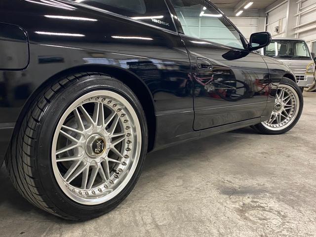 １８０ＳＸ タイプＩＩ　ハイキャスＩＩ　前期モデル　修復歴無し車両　ＴＥＩＮ製車高調　ＷＯＲＸ　レザックス　１７インチアルミホイール　純正５速マニュアル　純正ブラック（29枚目）