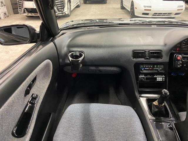 １８０ＳＸ タイプＩＩ　ハイキャスＩＩ　前期モデル　修復歴無し車両　ＴＥＩＮ製車高調　ＷＯＲＸ　レザックス　１７インチアルミホイール　純正５速マニュアル　純正ブラック（51枚目）