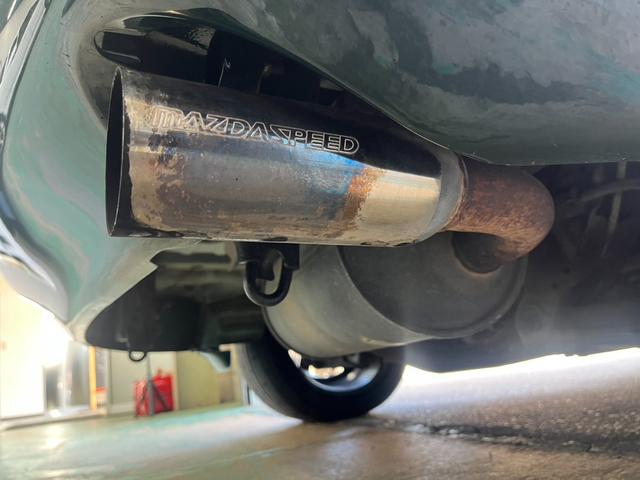 ユーノスロードスター Ｖスペシャル　社外フルタップ車高調　社外幌取付　マツダスピード製マフラー　社外１５インチアルミホイール　社外シート　ＥＴＣ　社外ＣＤ・ＭＤデッキ（19枚目）