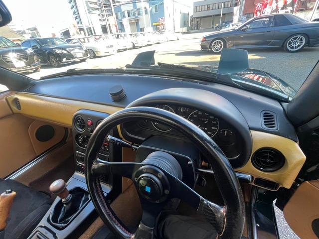 ユーノスロードスター Ｖスペシャル　社外フルタップ車高調　社外幌取付　マツダスピード製マフラー　社外１５インチアルミホイール　社外シート　ＥＴＣ　社外ＣＤ・ＭＤデッキ（32枚目）