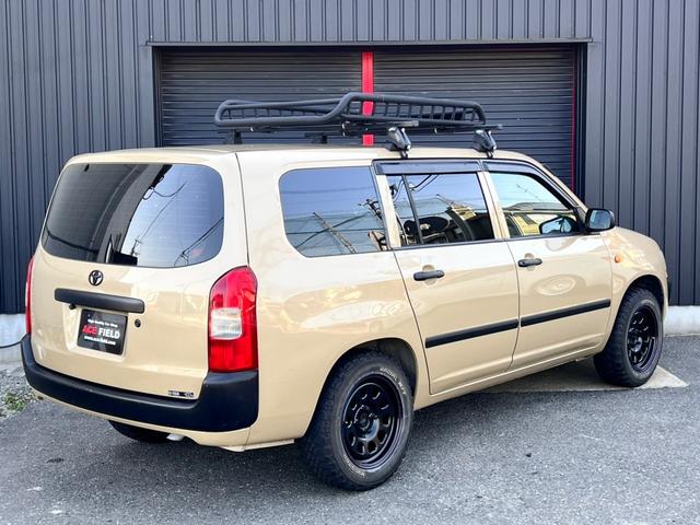 プロボックス DXコンフォート パッケージ サンドベージュ全塗装 リフトアップ 1年保証付き 距離無制限 新品タイヤホイール リフトアップ ルーフラック(8枚目)