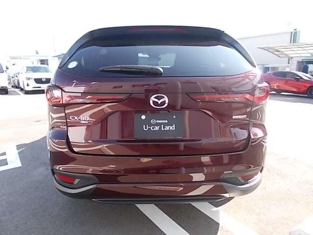 ＣＸ－８０ ３．３　ＸＤ　Ｌパッケージ　ディーゼルターボ　４ＷＤ　当社デモカーＵＰ　ナビ　ＢＯＳＥ　スカイルーフ　アルミホイール　パノラマサンルーフ　フルセグＴＶ　電動リアゲート　レザーシート　全周囲カメラ　パワーシート　スマートキー　アイドリングストップ　４ＷＤ（8枚目）