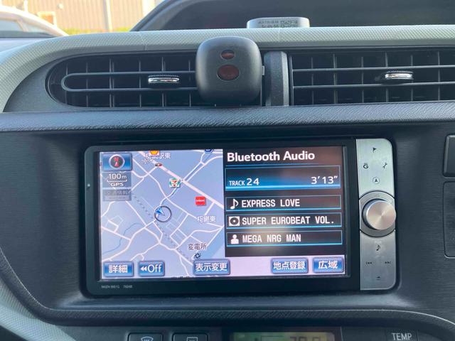アクア Ｓ　ＥＴＣ　ナビ　ＴＶ　アルミホイール　スマートキー　電動格納ミラー　ＣＶＴ　衝突安全ボディ　ＡＢＳ　ＥＳＣ　Ｂｌｕｅｔｏｏｔｈ　エアコン　パワーステアリング　パワーウィンドウ　運転席エアバッグ（9枚目）