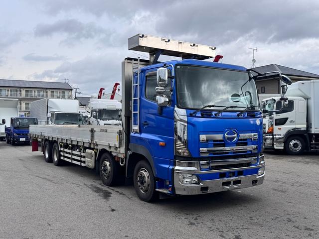 プロフィア 　１２．９ｔ　平ボディ　大型　５方開　床鉄板張り　トラック　ＣＶＴ　後輪ダブル　運転席エアバッグ（7枚目）
