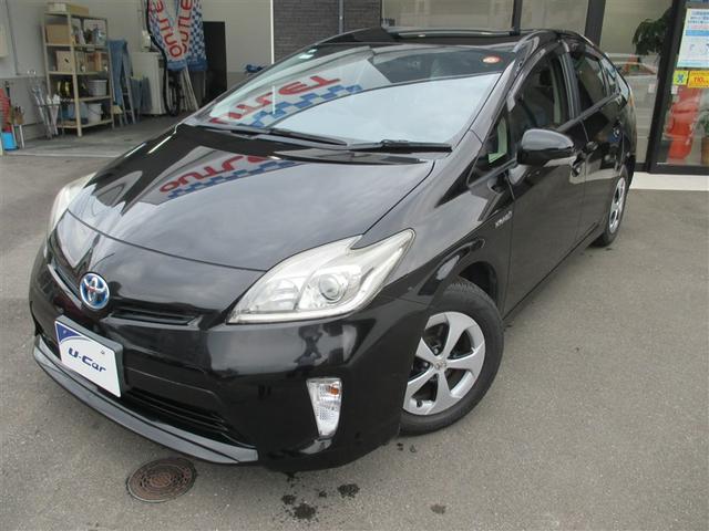 プリウス Ｓ　Ｂモニタ－　フルセグ地デジ　インテリキー　デュアルエアバック　エアＢ　ナビＴＶ　ＡＵＴＯエアコン　アルミホイール　ＥＴＣ装備　ＡＢＳ　サイドエアバッグ　パワーステアリング　パワーウィンドウ　取説記録（3枚目）