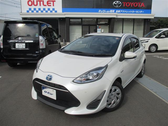 アクア Sスタイルブラック AUX端子 バックモニタ- ナビTV イモビライザー スマートキープッシュスタート 1オーナー ETC付き Wエアバッグ キーフリ メモリーナビゲーション ドラレコ付き 横滑り防止装置付き 1セグ(3枚目)