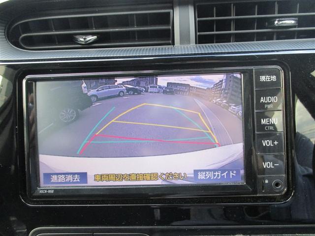 アクア Sスタイルブラック AUX端子 バックモニタ- ナビTV イモビライザー スマートキープッシュスタート 1オーナー ETC付き Wエアバッグ キーフリ メモリーナビゲーション ドラレコ付き 横滑り防止装置付き 1セグ(11枚目)