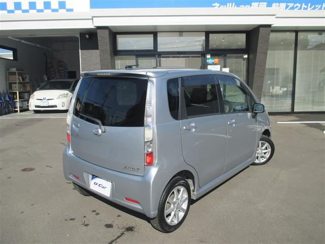 ムーヴ カスタム　Ｘ　エアコンＯＫ　定期点検記録簿　全席ＰＷ　ＡＷ　Ｒカメラ　助手席エアバック　盗難防止　パワステ　運転席エアバッグ　ベンチ席　ＥＴＣ付き　キーフリー　スマートキー＆プッシュスタート　ナビＴＶ　ＡＢＳ（4枚目）