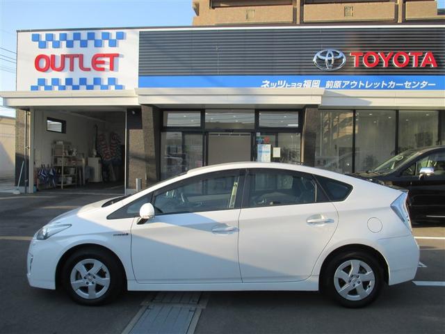 プリウス Ｓ　ＬＥＤエディション　フルオートエアコン　ナビＴＶ　地デジＴＶ　スマートキープッシュスタート　ＡＷ　パワーウィンドー　Ｂカメ　Ｗエアバッグ　イモビ　ＥＴＣ車載器　エアバック　サイドエアバック　キーレスエントリー　横滑防止（4枚目）