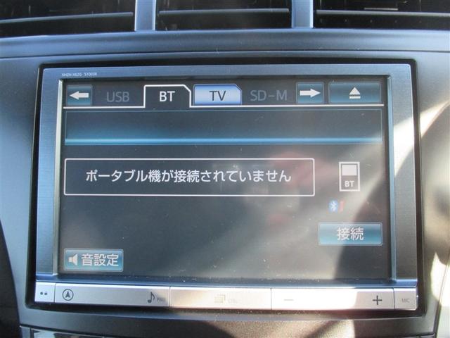 プリウスα Ｓ　スマキ－　ＤＶＤ視聴可　整備点検記録簿　リモコンキー　横滑り防止装置付き　ＰＷ　Ｂカメラ　ナビ・ＴＶ　サイドエアＢ　ＥＴＣ車載器　ＡＢＳ付き　アルミホイール　パワーステアリング　運転席エアバッグ　ＡＣ（9枚目）