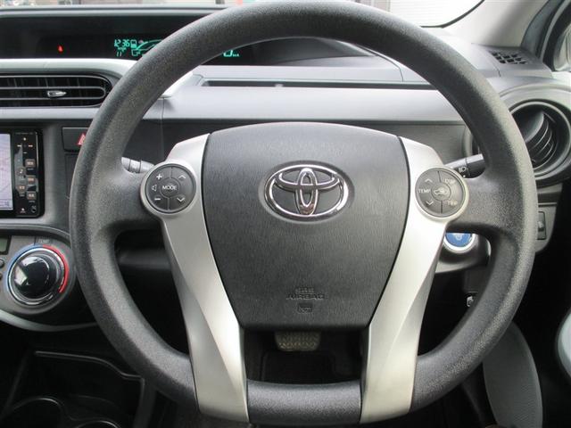 アクア S スマートキープッシュスタート キーレスエントリ ドラレコ付 イモビ ナビ&TV ワンオーナー車 オートエアコン デュアルエアバック ESC Bカメラ パワーウィンドウ ETC SRS ワンセグTV(8枚目)