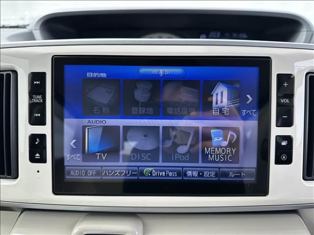 ムーヴキャンバス Ｇ　“メイクアップＳＡＩＩ”　ナビゲーション／ＥＴＣ／両側電動スライドドア／衝突被害軽減システム／ドライブレコーダー／ＨＩＤヘッドライト／オートライト／ベンチシート／ステアリングスイッチ／スマートキー／プッシュスタート（6枚目）