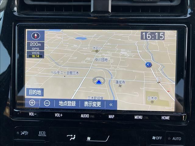 プリウス Ｓ　“Ｓａｆｅｔｙ　Ｐｌｕｓ・Ｔｗｏ　Ｔｏｎｅ”　ナビゲーション／ＥＴＣ／バックカメラ／クルーズコントロール／レーンキープアシスト／スマートキー／オートマチックハイビーム／ＬＥＤヘッドライト／オートライト／オートエアコン／プッシュスタート（5枚目）