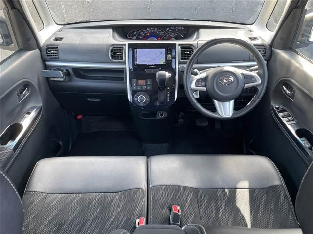 タント カスタムＲＳ　トップエディション“ＳＡＩＩＩ”　ナビゲーション／ＥＴＣ／ドライブレコーダー／スマートキー／衝突被害軽減システム／オートマチックハイビーム／ＬＥＤヘッドライト／オートライト／オートエアコン／両側電動スライドドア／シートヒーター（2枚目）