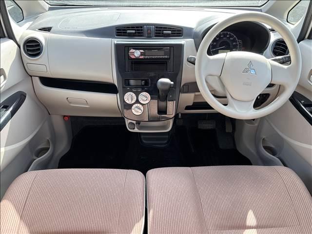 ｅＫワゴン Ｅ　ｅ－Ａｓｓｉｓｔ　社外オーディオ／シートヒーター／衝突被害軽減システム／ヘッドライトレベライザー／電動格納ミラー／ベンチシート／横滑防止装置／社外アルミホイール／フロアマット／サイドバイザー（2枚目）