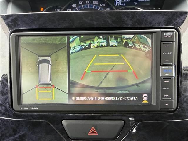 タント カスタムＸ　“トップエディションＶＳ　ＳＡＩＩＩ”　ナビゲーション／全周囲カメラ／ドライブレコーダー／衝突被害軽減システム／オートマチックハイビーム／アイドリングストップ／スマートキー／両側電動スライドドア／シートヒーター／オートライト／オートエアコン（8枚目）