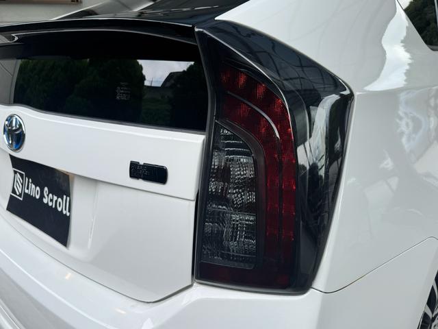 プリウス L 全国対応2年保証 REVIERフォグライト スモークテールランプ ガングリップステアリング 社外19AW ナビ Bluetooth バックカメラ ETC スマートキー Pスタート シャークアンテナ(20枚目)