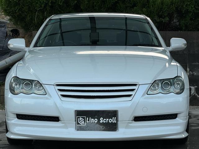 マークX 250G Sパッケージ フルエアロ ナビ キーレス ローダウン HIDヘッドライト 電動格納ミラー 車検整備付 実走行45000キロ ETC オートライト アルミホイール(5枚目)