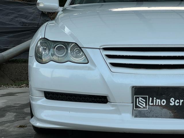 マークX 250G Sパッケージ フルエアロ ナビ キーレス ローダウン HIDヘッドライト 電動格納ミラー 車検整備付 実走行45000キロ ETC オートライト アルミホイール(7枚目)