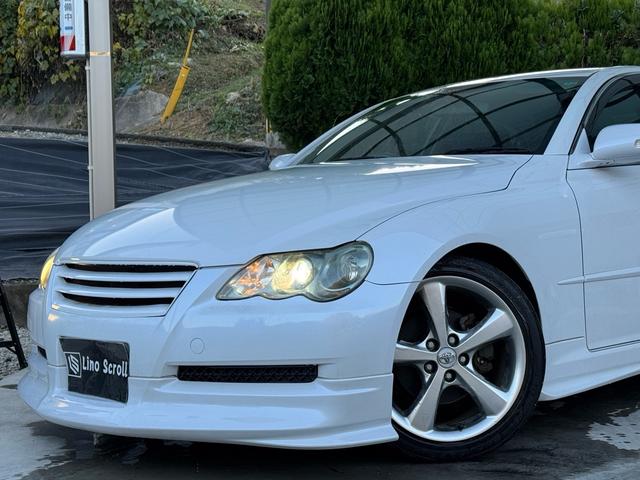 マークX 250G Sパッケージ フルエアロ ナビ キーレス ローダウン HIDヘッドライト 電動格納ミラー 車検整備付 実走行45000キロ ETC オートライト アルミホイール(54枚目)