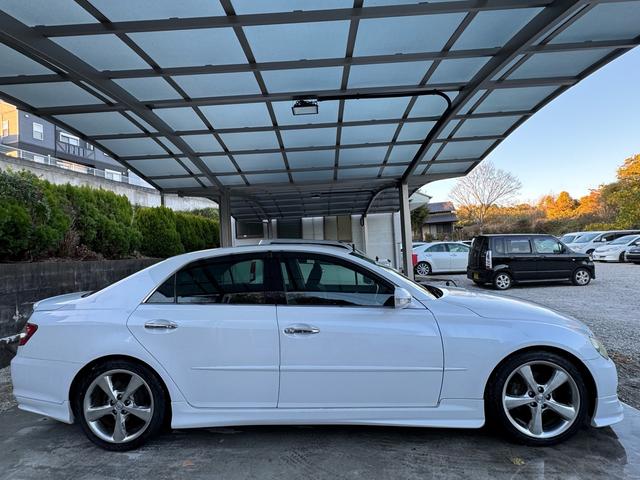 マークX 250G Sパッケージ フルエアロ ナビ キーレス ローダウン HIDヘッドライト 電動格納ミラー 車検整備付 実走行45000キロ ETC オートライト アルミホイール(57枚目)