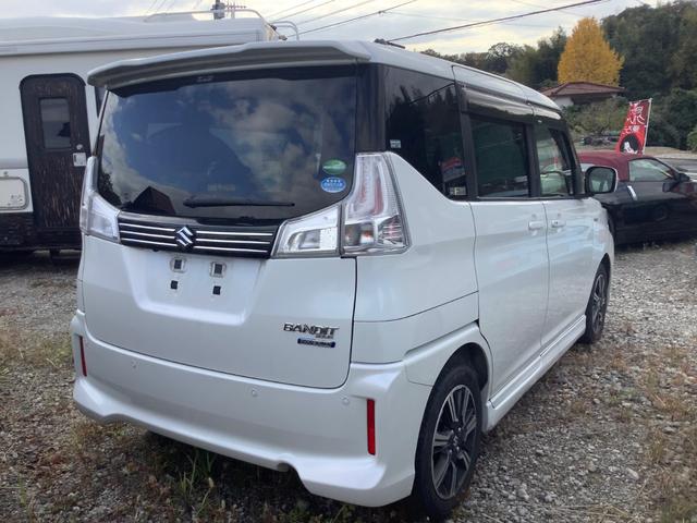 ソリオバンディット ハイブリッドMV 両側スライド・片側電動 クリアランスソナー オートクルーズコントロール レーンアシスト 衝突被害軽減システム アルミホイール オートライト LEDヘッドランプ スマートキー アイドリングストップ(9枚目)