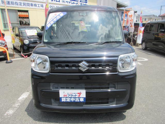 スペーシア ハイブリッドＧ　フラット７認定中古車　衝突軽減ブレーキ　ワンオーナ　禁煙車　ワンセグナビ　ＥＴＣ　ＧＰＳスピードレーダ　左右スライドドア　レーンキープアシスト　アクセル踏み間違い防止装置　横滑り防止装置　盗難防止装置（8枚目）