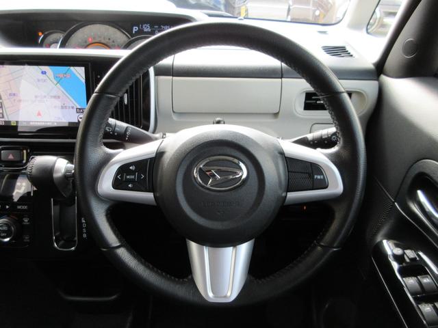 ムーヴキャンバス GブラックインテリアVS SAIII フラット7認定中古車 衝突軽減ブレーキ ワンオーナ 禁煙車 フルセグナビ ETC バックカメラ シートヒーター 左右電動スライドドア レーンキープアシスト アクセル踏み間違い防止装置 横滑り防止装置(19枚目)