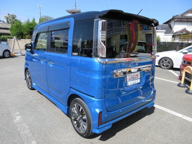 スペーシアカスタム ハイブリッドＸＳ　フラット７認定中古車　衝突軽減ブレーキ　ワンオーナ禁煙車８インチフルセグナビ　バックカメラＧＰＳレーダ左右電動スライドドア　レーンキープアシスト　アクセル踏み間違い防止装置横滑り防止装置　障害物センサ（12枚目）