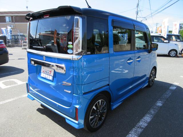 スペーシアカスタム ハイブリッドＸＳ　フラット７認定中古車　衝突軽減ブレーキ　ワンオーナ禁煙車８インチフルセグナビ　バックカメラＧＰＳレーダ左右電動スライドドア　レーンキープアシスト　アクセル踏み間違い防止装置横滑り防止装置　障害物センサ（13枚目）