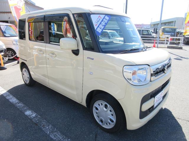 スペーシア ハイブリッドＸ　フラット７認定中古車　衝突軽減ブレーキ　ワンオーナ禁煙車　ワンセグナビ　左右電動スライドドア　アクセル踏み間違い防止装置　横滑り防止装置　障害物センサー（8枚目）