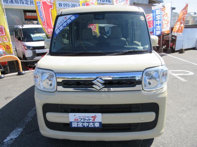 スペーシア ハイブリッドＸ　フラット７認定中古車　衝突軽減ブレーキ　ワンオーナ禁煙車　ワンセグナビ　左右電動スライドドア　アクセル踏み間違い防止装置　横滑り防止装置　障害物センサー（9枚目）