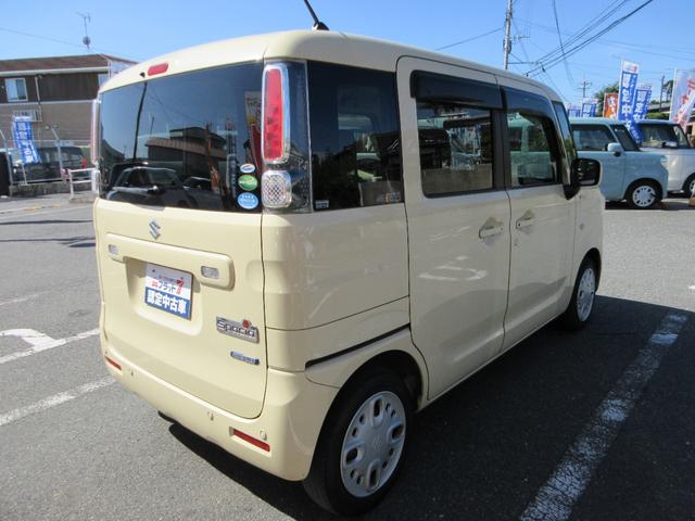 スペーシア ハイブリッドＸ　フラット７認定中古車　衝突軽減ブレーキ　ワンオーナ禁煙車　ワンセグナビ　左右電動スライドドア　アクセル踏み間違い防止装置　横滑り防止装置　障害物センサー（13枚目）