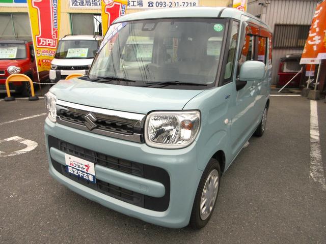 スペーシア ハイブリッドX フラット7認定中古車 衝突軽減ブレーキ ワンオーナ禁煙車 ワンセグナビ ETC GPSスピードレーダー 左右電動スライドドア アクセル踏み間違い防止装置 横滑り防止装置 障害物センサー(7枚目)