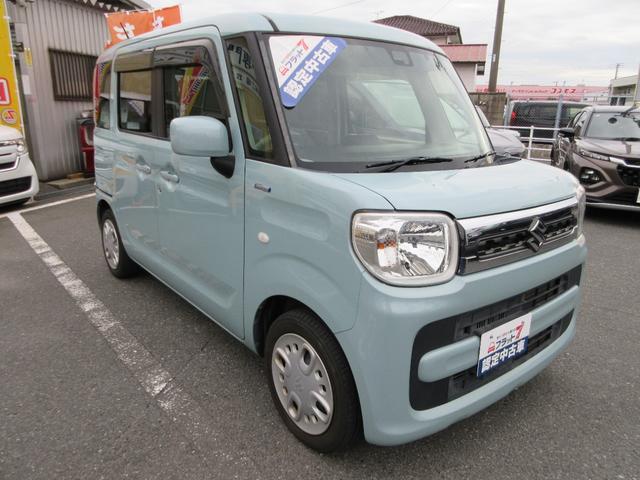 スペーシア ハイブリッドX フラット7認定中古車 衝突軽減ブレーキ ワンオーナ禁煙車 ワンセグナビ ETC GPSスピードレーダー 左右電動スライドドア アクセル踏み間違い防止装置 横滑り防止装置 障害物センサー(10枚目)