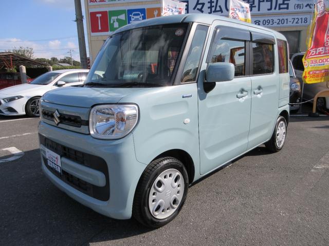 スペーシア ハイブリッドＧ　フラット７認定中古車　衝突軽減ブレーキ　ワンオーナ　禁煙車　ワンセグナビ　ＥＴＣ　バックカメラ　ＧＰＳレーダー　レーンキープアシスト　アクセル踏み間違い防止装置　横滑り防止装置　障害物センサー（8枚目）