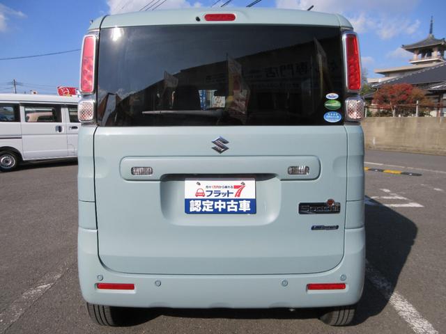 スペーシア ハイブリッドＧ　フラット７認定中古車　衝突軽減ブレーキ　ワンオーナ　禁煙車　ワンセグナビ　ＥＴＣ　バックカメラ　ＧＰＳレーダー　レーンキープアシスト　アクセル踏み間違い防止装置　横滑り防止装置　障害物センサー（14枚目）
