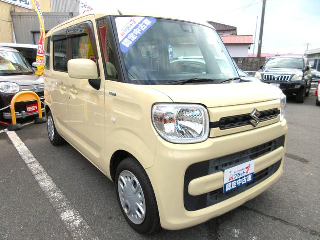 スペーシア ハイブリッドＧ　フラット７認定中古車　衝突軽減ブレーキ　ワンオーナ　禁煙車　ワンセグナビ　ＥＴＣ　ドライブレコーダー前後　ＧＰＳレーダー　レーンキープアシスト　アクセル踏み間違い防止装置　横滑り防止装置　障害物センサ（8枚目）